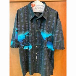 VINTAGE 1995 WUTANG WUWEAR BUTTON UP SHIRT